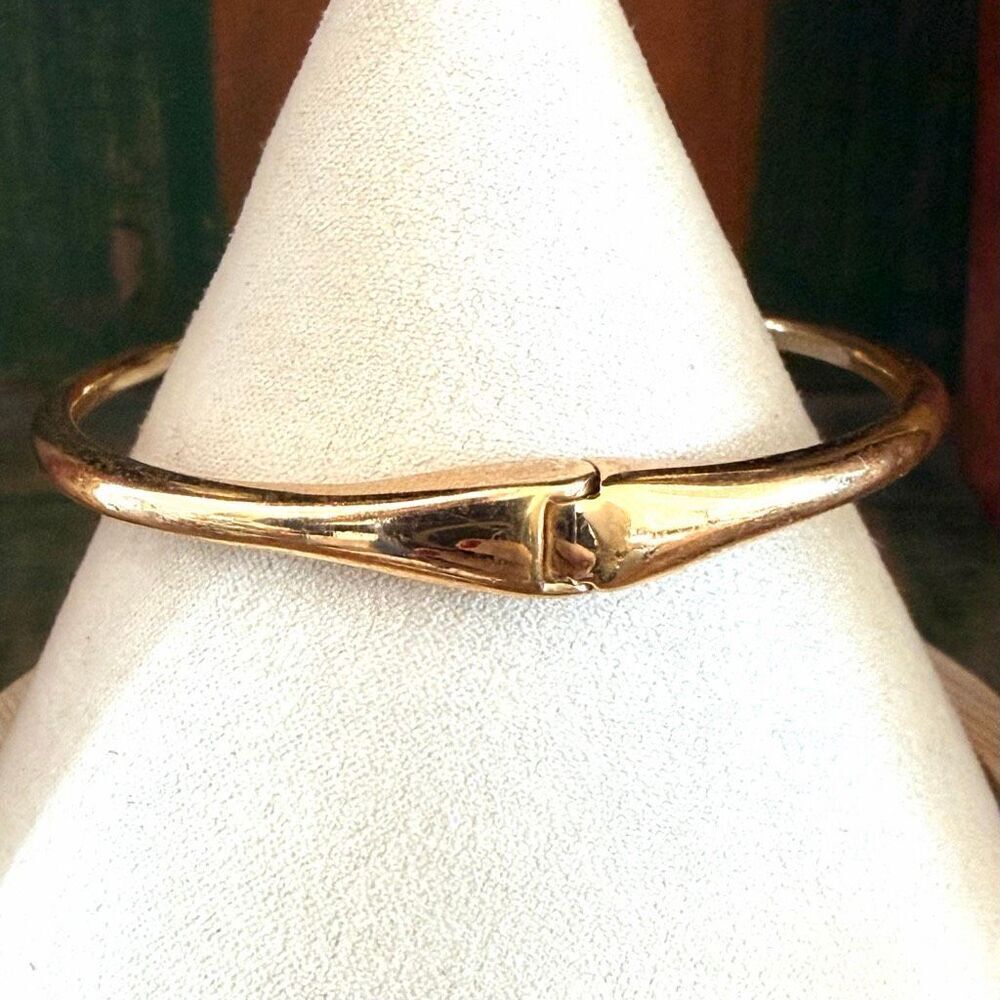 Kate Spade Gold Tone Crystal Open Cuff Bracelet - Picture 3 of 9